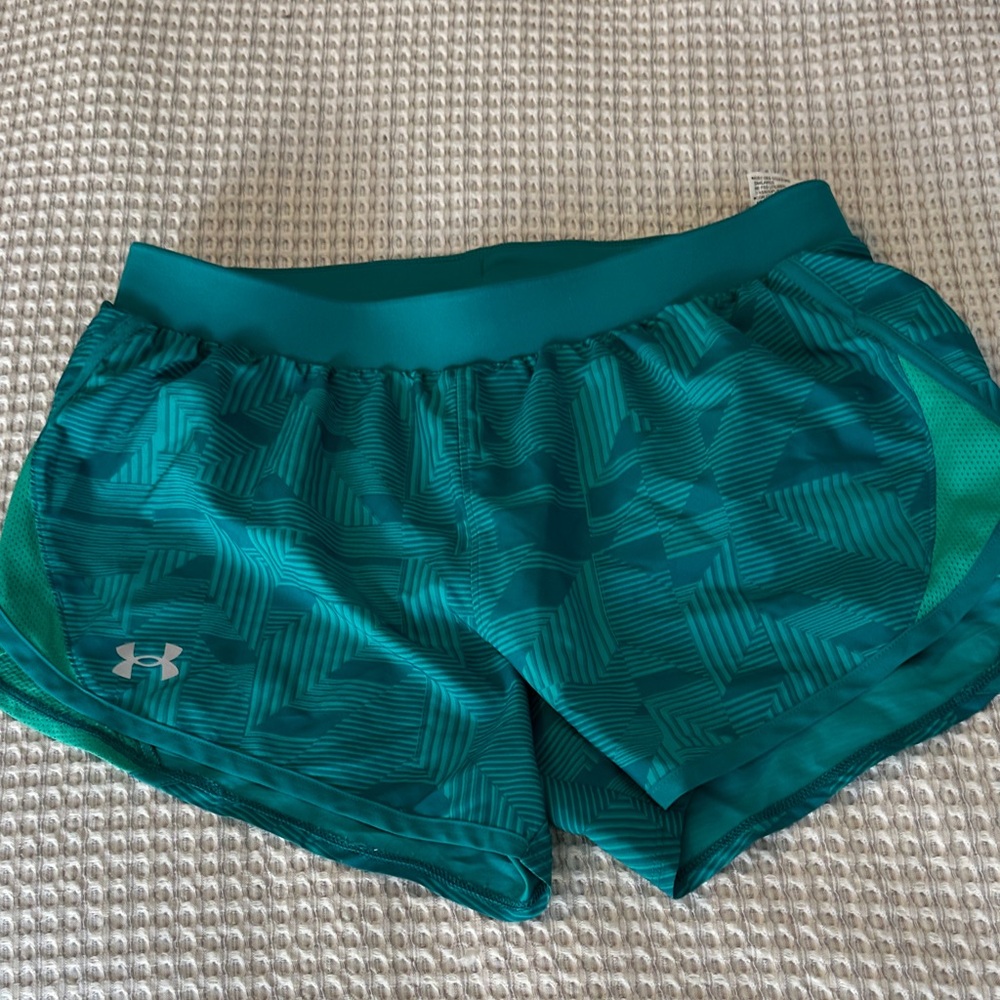 Under Armour Women's Green Athletic Shorts